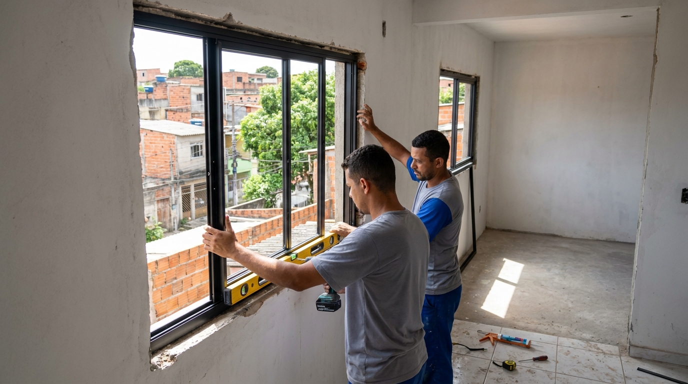Produção de Portas e Janelas em Aparecida de Goiânia‑GO