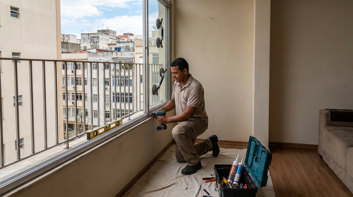 Janelas de Vidro em Aparecida de Goiânia‑GO